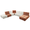 ACME Loanna Beige Linen Modular Loveseat Model LV04042