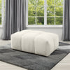 ACME Loanna Beige Linen Ottoman Model LV04044