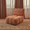 ACME Loanna Coral Red Linen Modular Armless Chair Model LV04050