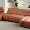 ACME Loanna Coral Red Linen Modular Loveseat Model LV04052