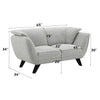 ACME Nayeli Light Gray Boucle Loveseat Model LV04201