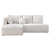 ACME Manya Ivory Corduroy Sectional Sofa Model LV04260