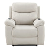 ACME Chriki Beige Polished Microfiber Power Recliner with Lift & Heating & Massage Model LV04271