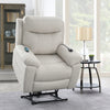 ACME Chriki Beige Polished Microfiber Power Recliner with Lift & Heating & Massage Model LV04271