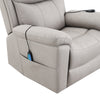 ACME Chriki Light Gray Polished Microfiber Power Recliner with Lift & Heating & Massage Model LV04272