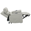 ACME Marsha Light Gray Silicone Synthetic Leather Power Recliner with Lift & Massage Model LV04273