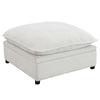 ACME Marisa Beige Boucle Modular Ottoman with Storage Model LV04415