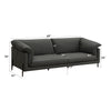 ACME Tadi Black Top Grain Leather Loveseat Model LV04511