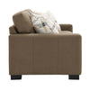 ACME Darya Brown Suede Fabric Loveseat with 3 Pillows Model LV04531