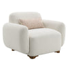 ACME Darius Beige Boucle Chair with Pillow Model LV04542
