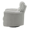 ACME Emee Gray Corduroy Glider Recliner with Swivel Model LV04640
