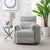 ACME Emee Gray Corduroy Glider Recliner with Swivel Model LV04640