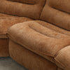 ACME Emmy Orange Chenille Power Motion Sectional Sofa with USB Port Model LV04650