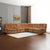 ACME Emmy Orange Chenille Power Motion Sectional Sofa with USB Port Model LV04650