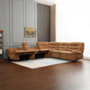 ACME Emmy Orange Chenille Power Motion Sectional Sofa with USB Port Model LV04650