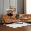 ACME Emmy Orange Chenille Power Motion Sectional Sofa with USB Port Model LV04650
