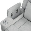 ACME Galya Light Gray Chenille Motion Sofa Model LV04680
