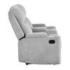 ACME Galya Light Gray Chenille Motion Loveseat with Console Model LV04681