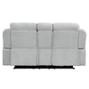 ACME Galya Light Gray Chenille Motion Loveseat with Console Model LV04681