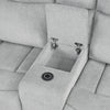 ACME Galya Light Gray Chenille Motion Loveseat with Console Model LV04681