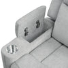 ACME Galya Light Gray Chenille Motion Glider Recliner Model LV04682