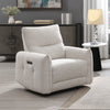 ACME Lalisa Cream Chenille Power Motion Recliner with USB Port Model LV04782