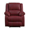 ACME Zuriel Red Synthetic Leather Motion Rocker Recliner Model LV52152