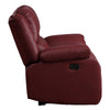 ACME Zuriel Red Synthetic Leather Motion Rocker Recliner Model LV52152