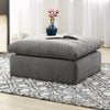 ACME Naveen Gray Linen Modular Ottoman Model LV55142