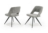 Modrest Palmer Modern Grey Fabric Dining Chair (Set Of 2) Model VGEWF3207AC-GRY