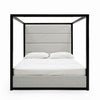Modrest Manhattan Contemporary Canopy Grey Bed Eastern Model VGMA-BR-127-BED-EK