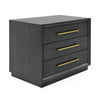 Modrest Manhattan Contemporary Grey And Gold Nightstand Model VGMA-BR-127-NS