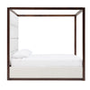 Modrest Manhattan Contemporary Canopy Brown Oak BedModel VGMA-BR-127-BED-CRY