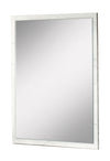 Nova Domus Marbella Italian Modern White Marble Mirror Model VGACMARBELLA-MIR