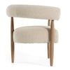 Modrest Marchland Modern Beige Fabric & Oak Accent Chair Model VGMF-L3175-BGE