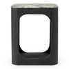 Modrest Marco Modern Black & White Granite End Table Model VGNR-NI90023