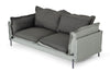 Divani Casa Mars Modern Grey & Dark Grey Fabric Sofa Model VGCF591-DKGRY-S