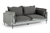 Divani Casa Mars Modern Grey & Dark Grey Fabric Sofa Model VGCF591-DKGRY-S
