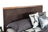 Modrest Marshall Mid Century Modern Brown Fabric & Walnut Bedroom Set Model VGMABR-39-SET