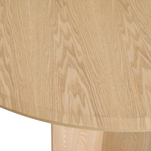 Masuda Modern Natural Ash Round Dining Table