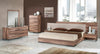 Queen Nova Domus Matteo Italian Modern Walnut & Fabric Bedroom Set Model VGACMATTEO-SET-Q