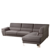 Divani Casa Navarro Modern Brown Fabric Sectional Sofa With Right Facing Chaise Model VGMB-1612-RAF