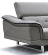 Divani Casa Gaviota Modern Grey Fabric Sectional Sofa Model VGMB-1617-GRY