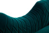 Divani Casa Loretta Modern Green Velvet Sofa Model VGMB-1861-GRN