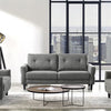 Divani Casa Clark Modern Grey & Beige Fabric Sofa Model VGMB-1900-SOFA-GRY
