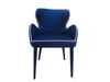 Modrest Tigard Mid Century Blue Fabric Dining Chair Model VGEU-MC-8883CH-A-BLU