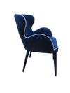 Modrest Tigard Mid Century Blue Fabric Dining Chair Model VGEU-MC-8883CH-A-BLU