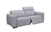 Divani Casa Bode Modern Grey Fabric Sofa With 2 Recliners Model VGMB-R211-P1-SOFA-M31