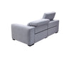 Divani Casa Bode Modern Grey Fabric Sofa With 2 Recliners Model VGMB-R211-P1-SOFA-M31