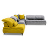David Ferrari Mikado Italian Modern Grey & Yellow Fabric Modular Sectional Sofa Model VGFTMIKADO